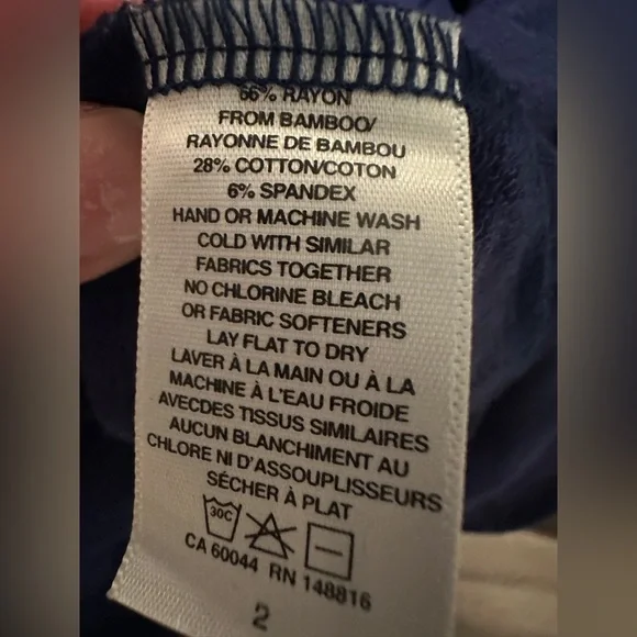 Smash + Tess Navy Blue S/S Women's Sunday Romper size L. New Without Tags - Picture 6 of 6